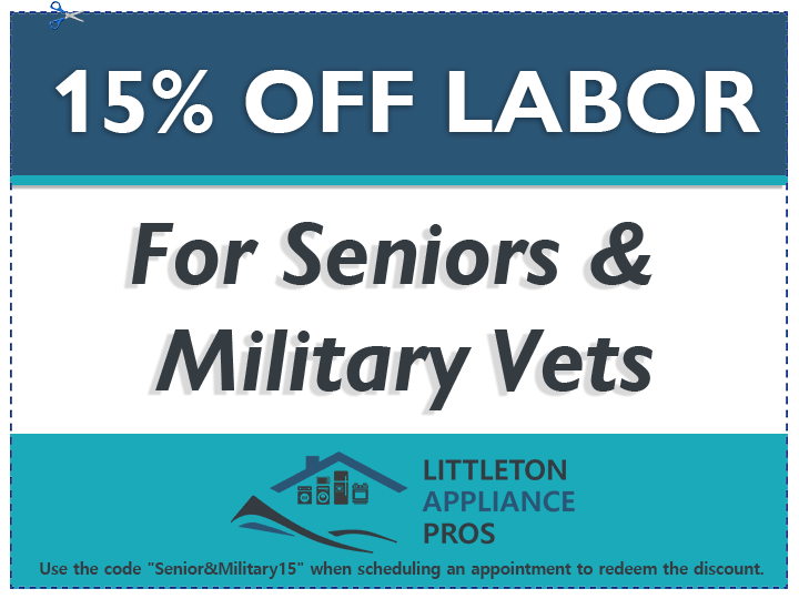 15% Off Labor For Seniors and Military Vets